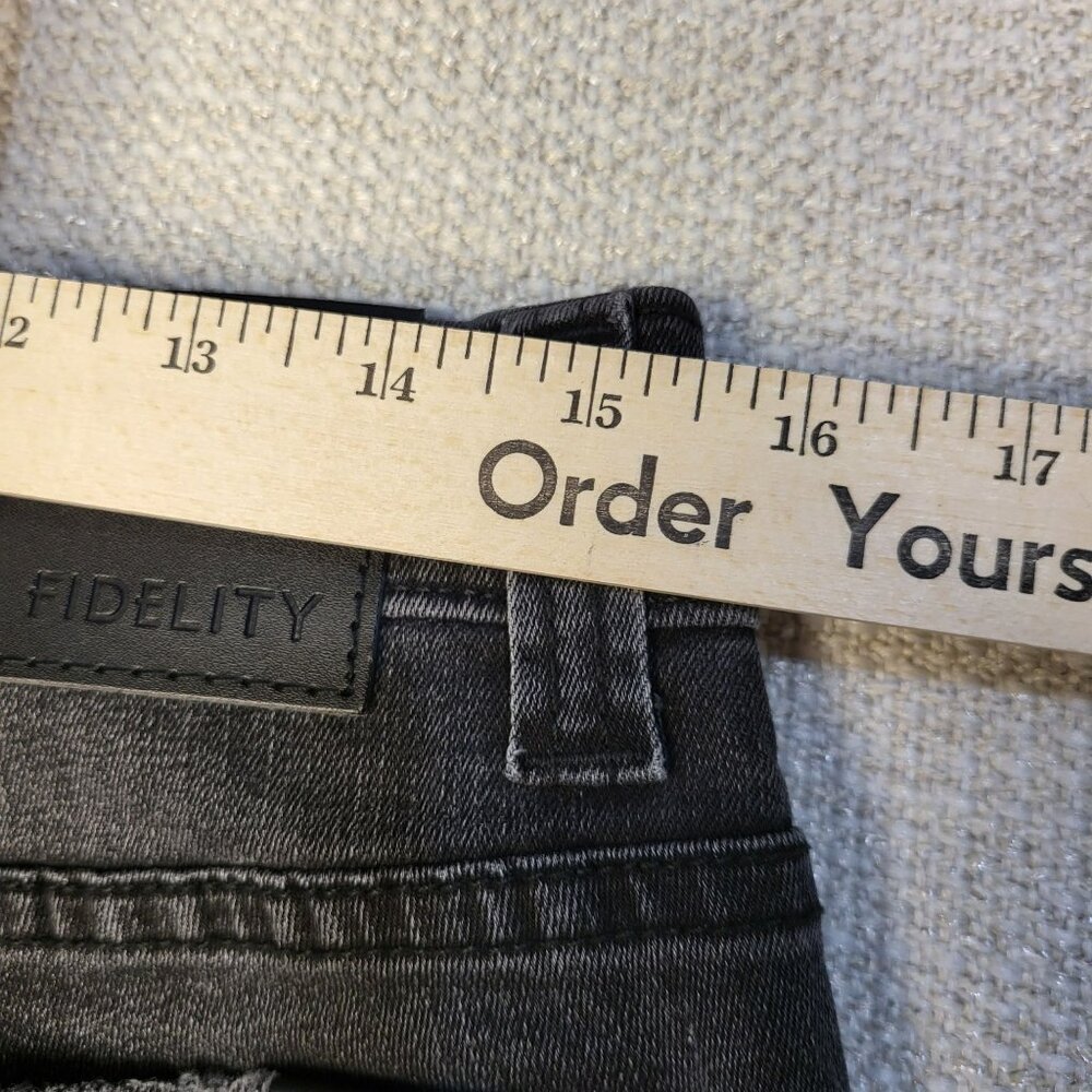 Fidelity Men's Hendrix Denim Indie Skinny Steel Wash Jeans 31x32 NWT $195 - Picture 11 of 14